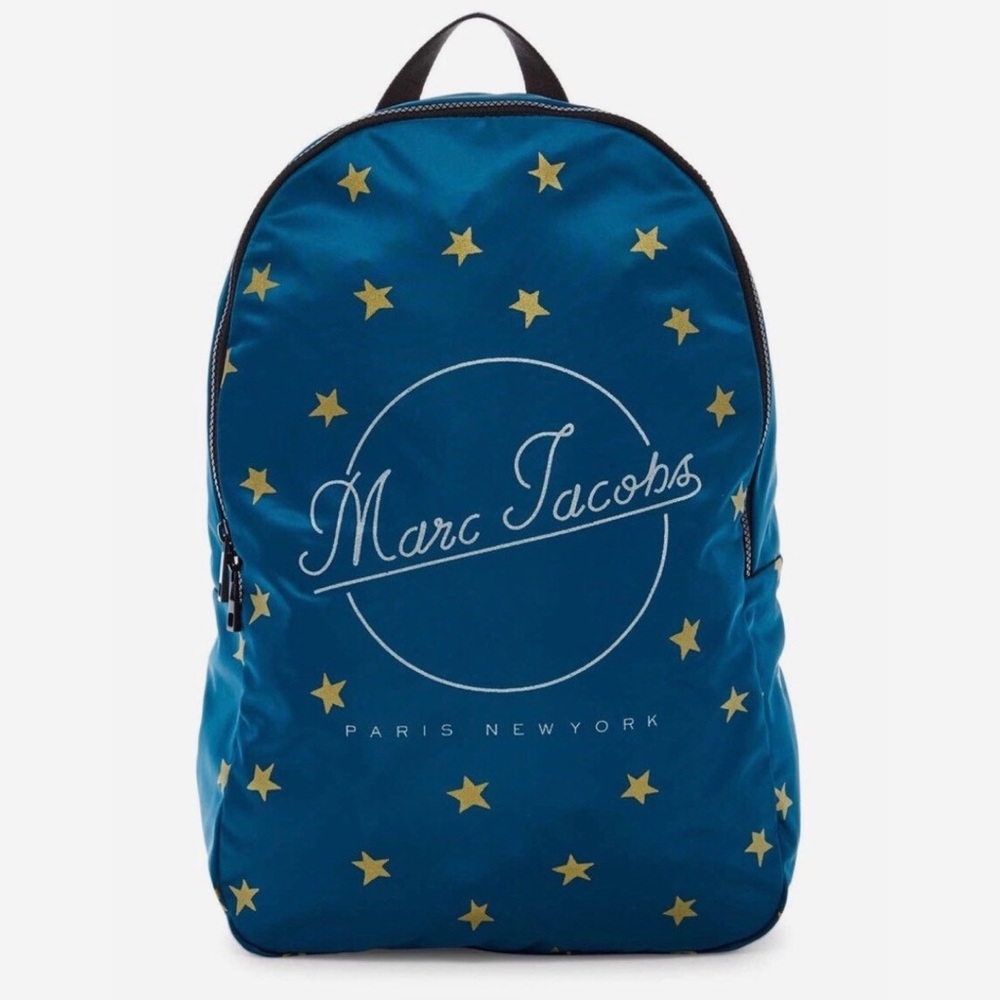 Marc By Marc Jacobs Printed Star Packable Backpack Electric Teal $150